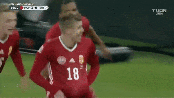 Hungary - Thổ Nhĩ Kỳ 2-0: David Siger mở bàn, Kevin Varga kịp tỏa sáng phút bù giờ