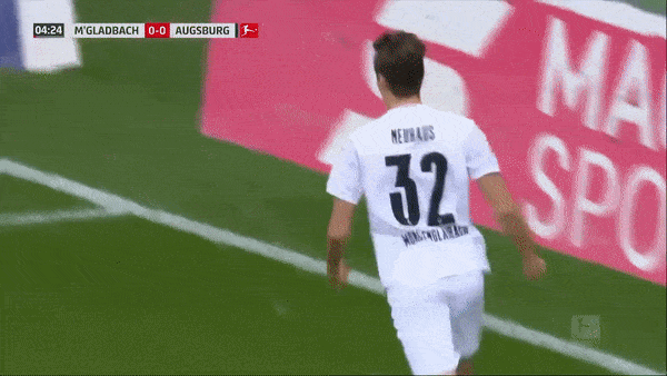 M'gladbach - Augsburg 1-1: Florian Neuhaus khai bàn, Daniel Caligiuri kịp gỡ hòa phút cuối