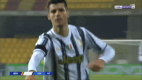 Benevento - Juventus 1-1: Vắng Ronaldo, Morata mở bàn, Letizia buộc HLV Andrea Pirlo chia điểm