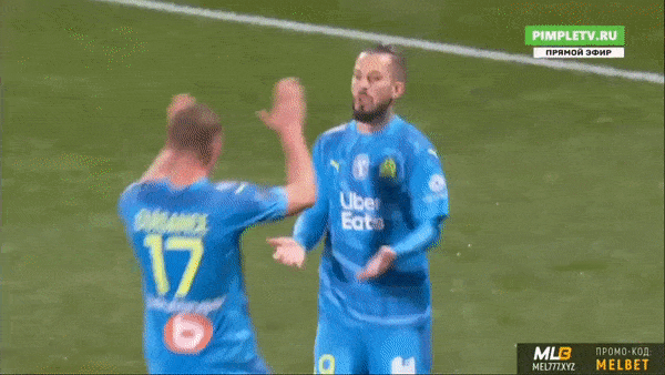 Nimes - Marseille 0-2: Benedetto, Germain lập công, Marseille bám đuổi PSG trên BXH Ligue 1