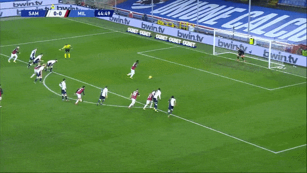 Sampdoria - AC Milan 1-2: Vắng Ibrahimovic, Kessie khai bàn trên chấm penalty, Samu Castillejo lập công, HLV Pioli tạm dẫn đầu Serie A