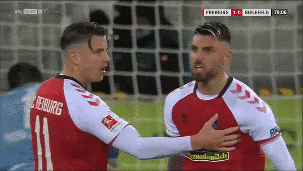 Freiburg - Arminia Bielefeld 2-0: Vincenzo Grifo khai bàn từ cú penalty, Jeong Woo-yeong kịp tỏa sáng giây cuối cùng 