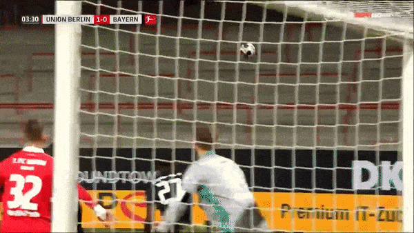 Union Berlin - Bayern Munich 1-1: Promel bất ngờ phá lưới Neuer, Lewandowski tỏa sáng kịp giành lại 1 điểm