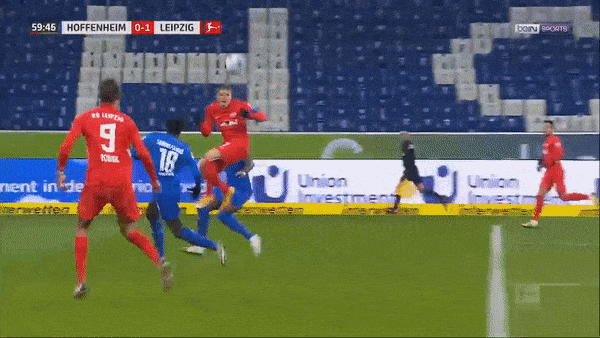 Hoffenheim - Leipzig 0-1: Marcel Sabitzer đánh đầu kiến tạo, Yussuf Poulsen đệm lòng đẹp mắt