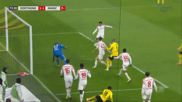Borussia Dortmund - Mainz 1-1: Haaland kém duyên, VAR cứu thua Mainz, Oztunali lập công, Meunier gỡ hòa, Marco Reus hỏng penalty