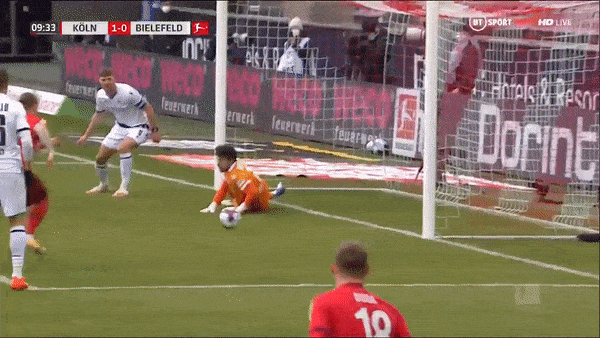 Koln - Arminia Bielefeld 3-1: Marius Wolf lập cú đúp trong 28 phút, Elvis Rexhbecaj tỏa sáng, Sergio Cordova rút ngắn tỷ số
