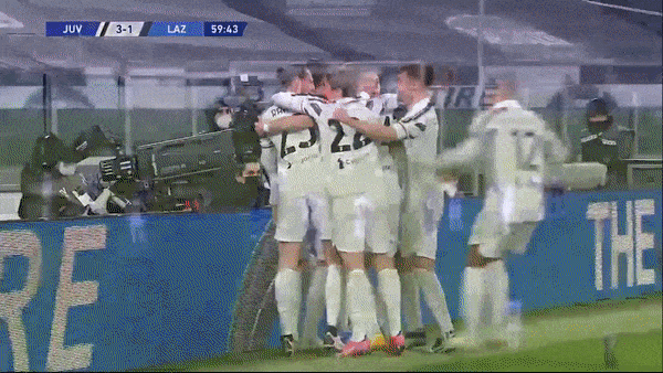 Juventus - Lazio 3-1: Không Ronaldo, Correa thủng lưới Szczesny, Rabiot gỡ hòa, Morata lập cú đúp, HLV Pirlo vào tốp 3 Serie A