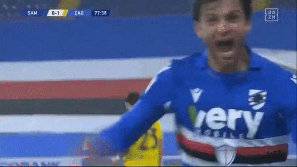 Sampdoria - Cagliari 2-2: Joao Pedro mở bàn, Bereszynski, Gabbiadini tỏa sáng, Nainggolan kịp gỡ hòa phút 90'+6 đầy kịch tính