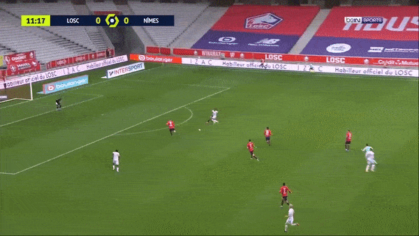 Lille - Nimes 1-2: Moussa Kone khai bàn, Xeka gỡ hòa nhưng Renaud Ripart ấn định chiến thắng