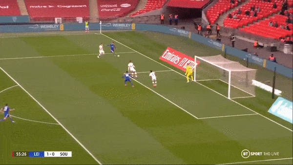 Leicester - Southampton 1-0: Vardy đột phá, Iheanacho dứt điểm chính xác, Leicester gặp Chelsea ở chung kết FA Cup