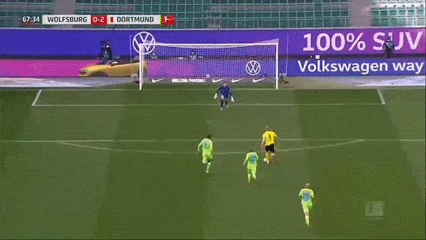 Wolfsburg - Borussia Dortmund 0-2: Đẳng cấp ngôi sao Haaland tỏa sáng cú đúp, Bellingham nhận thẻ đỏ rời sân, Dortmund tiến sát tốp 4
