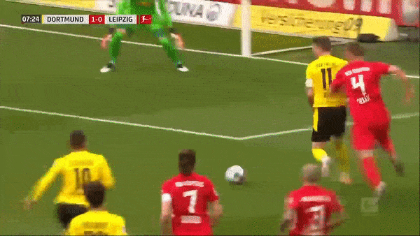 Borussia Dortmund - Leipzig 3-2: Không cần Haaland, Reus lập công, Sancho tỏa sáng cú đúp, Klostermann, Olmo ngược dòng bất thành