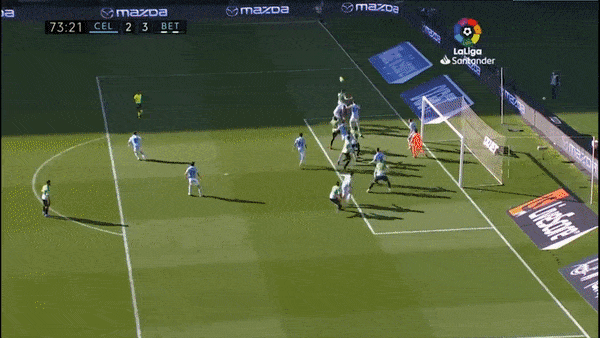 Celta Vigo - Real Betis 2-3: Aspas, Mendez lập công, Iglesias, Fekir, Ruiz ngược dòng giành 3 điểm cuối mùa, Tello nhận thẻ đỏ