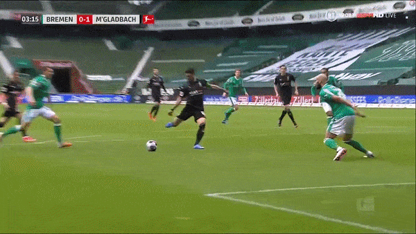 Werder Bremen - M'gladbach 2-4: Stindl, Thuram, Bensebaini, Neuhaus đua tài ghi bàn, Rashica, Fullkrug ngược dòng bất thành