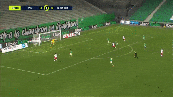 Saint Etienne - Dijon 0-1: Moussa Konate kiến tạo, Aboubakar Kamara ghi bàn duy nhất giành 3 điểm cuối mùa