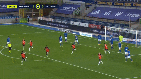 Strasbourg - Lorient 1-1: Habib Diallo khai bàn, Trevoh Chalobah níu chân đối thủ chia điểm