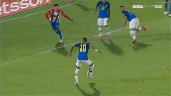 Paraguay - Brazil 0-2: Điểm nhấn Neymar, Neymar sớm khai bàn, Neymar kiến tạo, Paqueta chốt hạ chiến thắng, Brazil dẫn đầu BXH