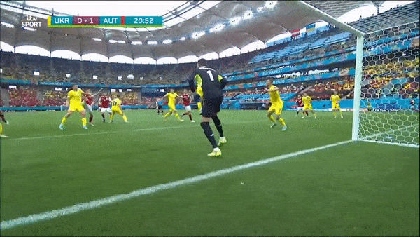 Ukraine - Áo 0-1: David Alaba kiến tạo, Baumgartner ghi bàn duy nhất, Ukraine chính thức rời giải