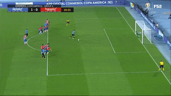 Uruguay - Paraguay 1-0: Edinson Cavani ghi bàn từ chấm penalty, soán ngôi nhì bảng Paraguay, Uruguay gặp Colombia ở tứ kết Copa America