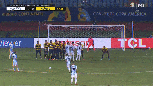 Argentina - Ecuador 3-0: De Paul, Lautaro Martinez tỏa sáng, ngôi sao Messi chốt hạ siêu phẩm đá phạt, Argentina gặp Colombia ở bán kết Copa America 2021