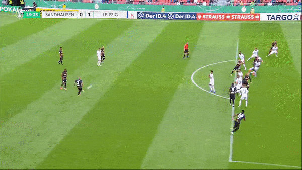 Sandhausen - Leipzig 0-4: Willi Orban, Amadou Haidara, Christopher Nkunku, Dominik Szoboszlai lần lượt khoe tài ghi bàn