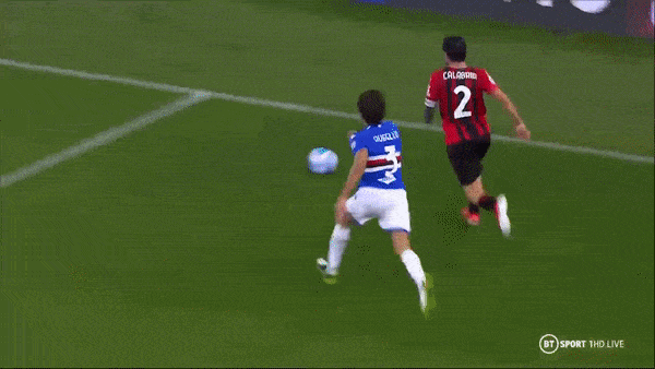 Sampdoria vs AC Milan 0-1: Davide Calabria căng ngang, Brahim Diaz đệm bóng chớp nhoáng giành 3 điểm xứng đáng