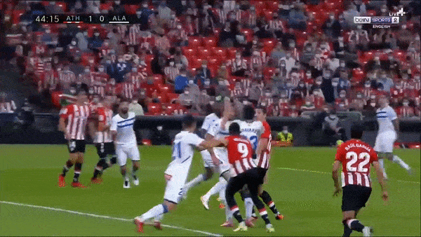Athletic Bilbao vs Alaves 1-0: Raul Garcia hỏng penalty, Inigo Lekue bấm bóng, Raul Garcia đánh đầu ghi bàn chuộc lỗi giành 3 điểm