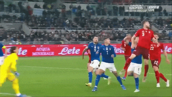 Italia vs Thụy Sỹ 1-1: Noah Okafor kiến tạo, Widmer thủng lưới Donnarumma, Lorenzo Insigne kiến tạo, Di Lorenzo giúp chủ nhà chia điểm 