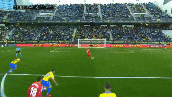Cadiz vs Getafe 1-1: Borja Mayoral lập công trên chấm penalty, Alvaro Negredo kịp gỡ hòa phút bù giờ hiệp 1