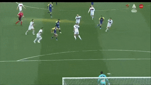 Hellas Verona vs Genoa 1-0: Daniel Bessa kiến tạo, Giovanni Simeone đột phá ghi bàn duy nhất giành gọn 3 điểm