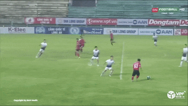 Long An vs Khánh Hòa 1-0: Nhật Tân kiến tạo, Hoàng Anh đệm bóng cận thành ghi bàn duy nhất, Long An giành vé đi tiếp 