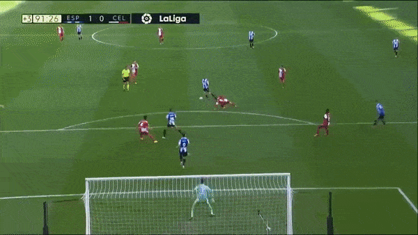 Espanyol vs Celta Vigo 1-0: Sergi Darder kiến tạo, Lei Wu sút tung lưới ghi bàn duy nhất giành gọn 3 điểm quý giá 