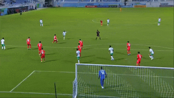 U23 Saudi Arabia vs U23 Tajikistan 5-0: Al Yami đánh gót siêu phẩm mở bàn, Yahya, Asiri, Al Harbi, Radif lần lượt khoe tài ghi bàn
