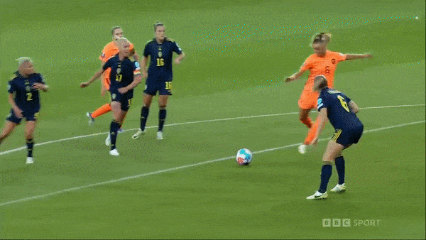 Nữ Hà Lan vs Nữ Thụy Điển 1-1: Jonna Andersson mở bàn, Jill Roord sút cận thành chớp nhoáng, Hà Lan chia điểm xứng đáng 