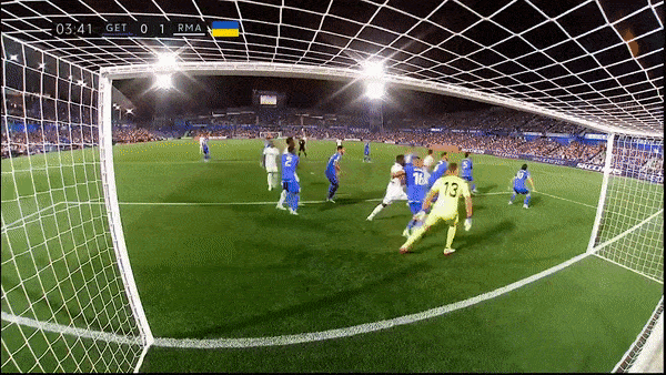 Getafe vs Real Madrid 0-1: Luka Modric kiến tạo từ phạt góc, Eder Militao đánh đầu ghi bàn duy nhất, VAR từ chối penalty của Vinicus