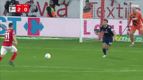 Mainz vs Cologne 5-0: Marcus Ingvartsen mở bàn trên chấm penalty, lần lượt Dominik Kohr, Anton Stach, Aaron Martin, Karim Onisiwo khoe tài ghi bàn