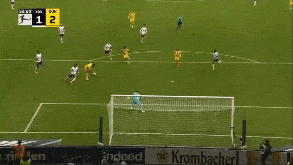 Eintracht Frankfurt vs Borussia Dortmund 1-2: Julian Brant mở bàn, Kamada gỡ hòa sau 6 phút, Jude Bellingham chốt hạ chiến thắng