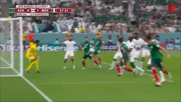 Saudi Arabia vs Mexico 1-2: Cesar Montes kiến tạo, Henry Martin, Luis Chavez lần lượt lập công, Al-Dawsari nỗ lực phút cuối, Saudi Arabia và Mexico dừng bước