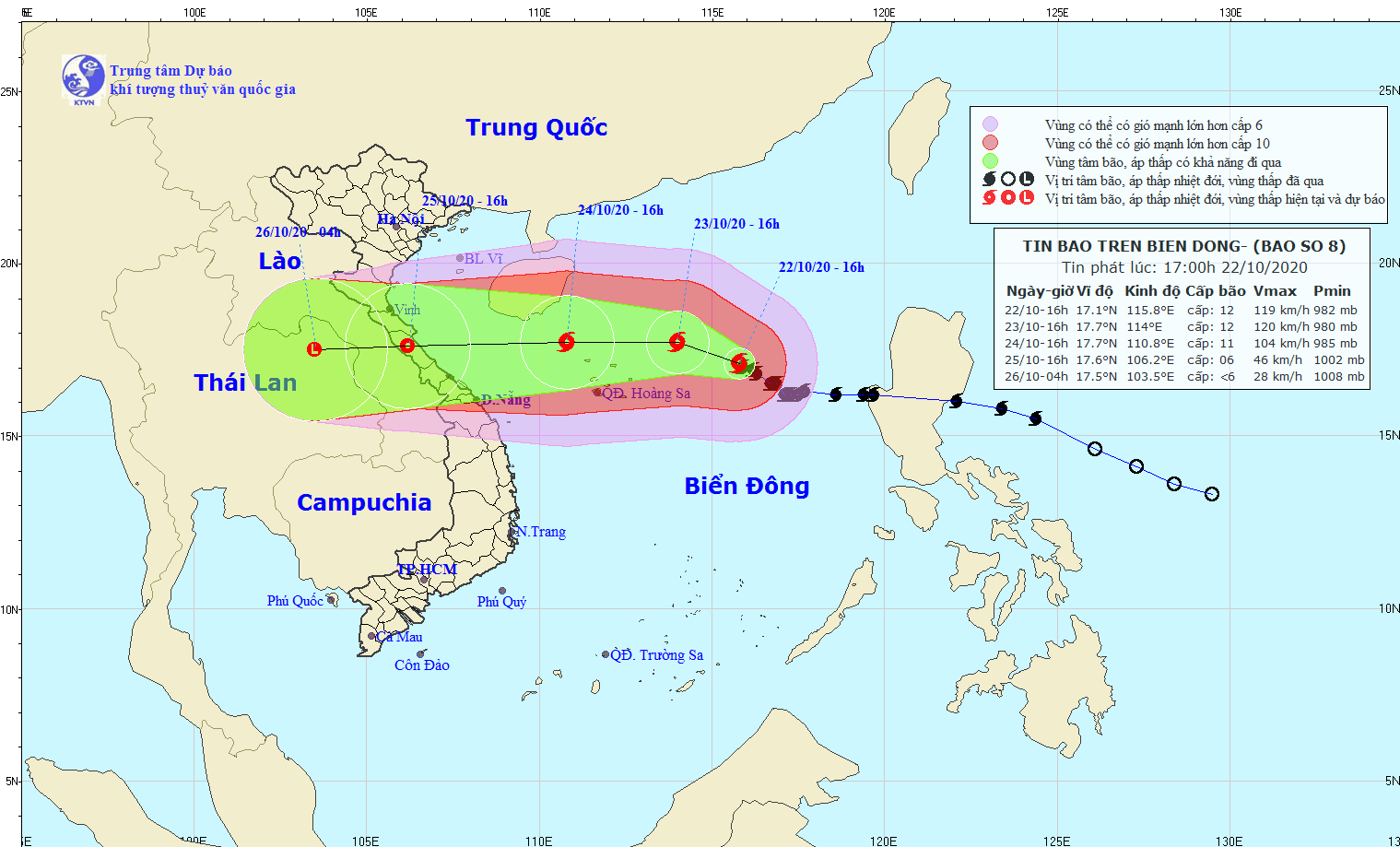 Storm Saudel is approaching the mainland provinces from Nghe An to Quang Tri