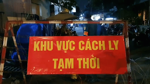 Phong tỏa con hẻm đường Quang Trung do có ca nghi mắc Covid-19