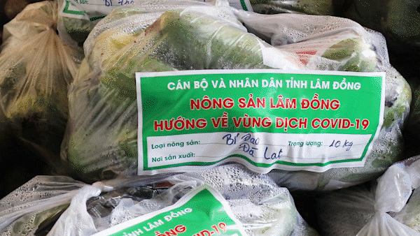 Lâm Đồng hỗ trợ TPHCM 5.000 tấn rau, củ phòng chống dịch