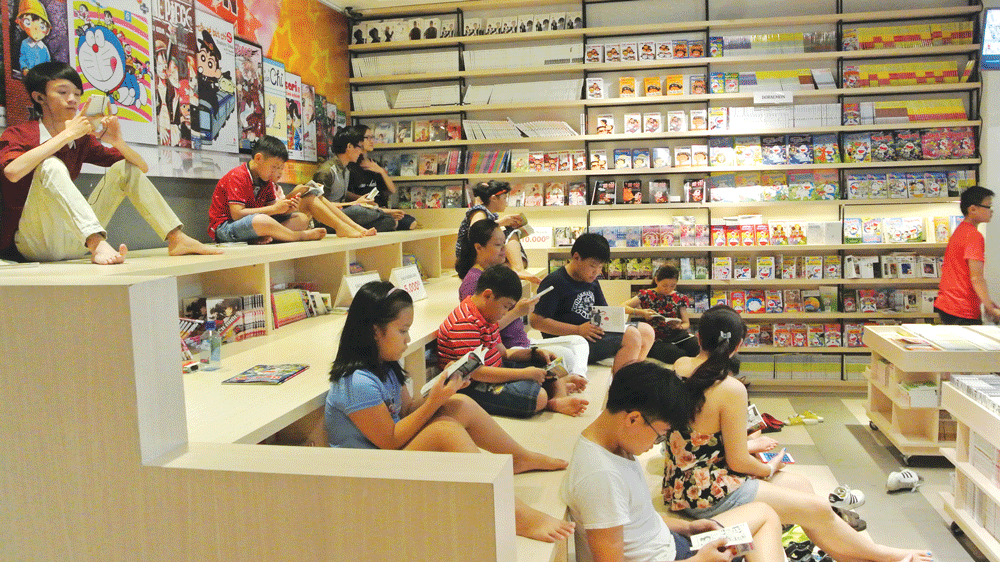 A special section in an independent bookstore for children (Photo: SGGP)