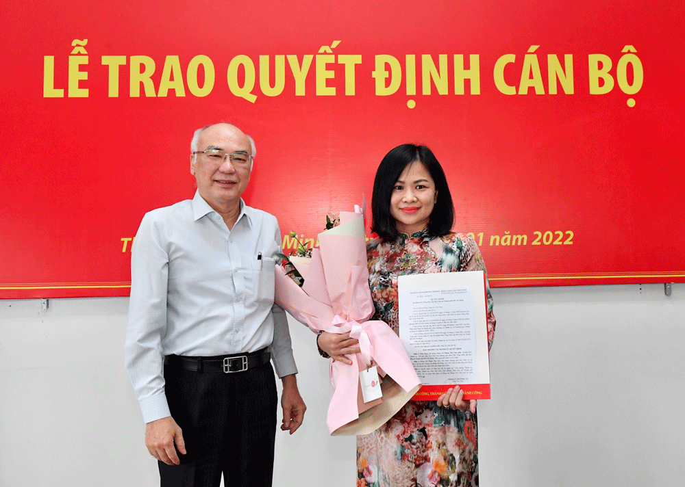 Bà Phạm Thị Vân Anh giữ chức vụ Phó Tổng Biên tập Báo Phụ nữ TPHCM