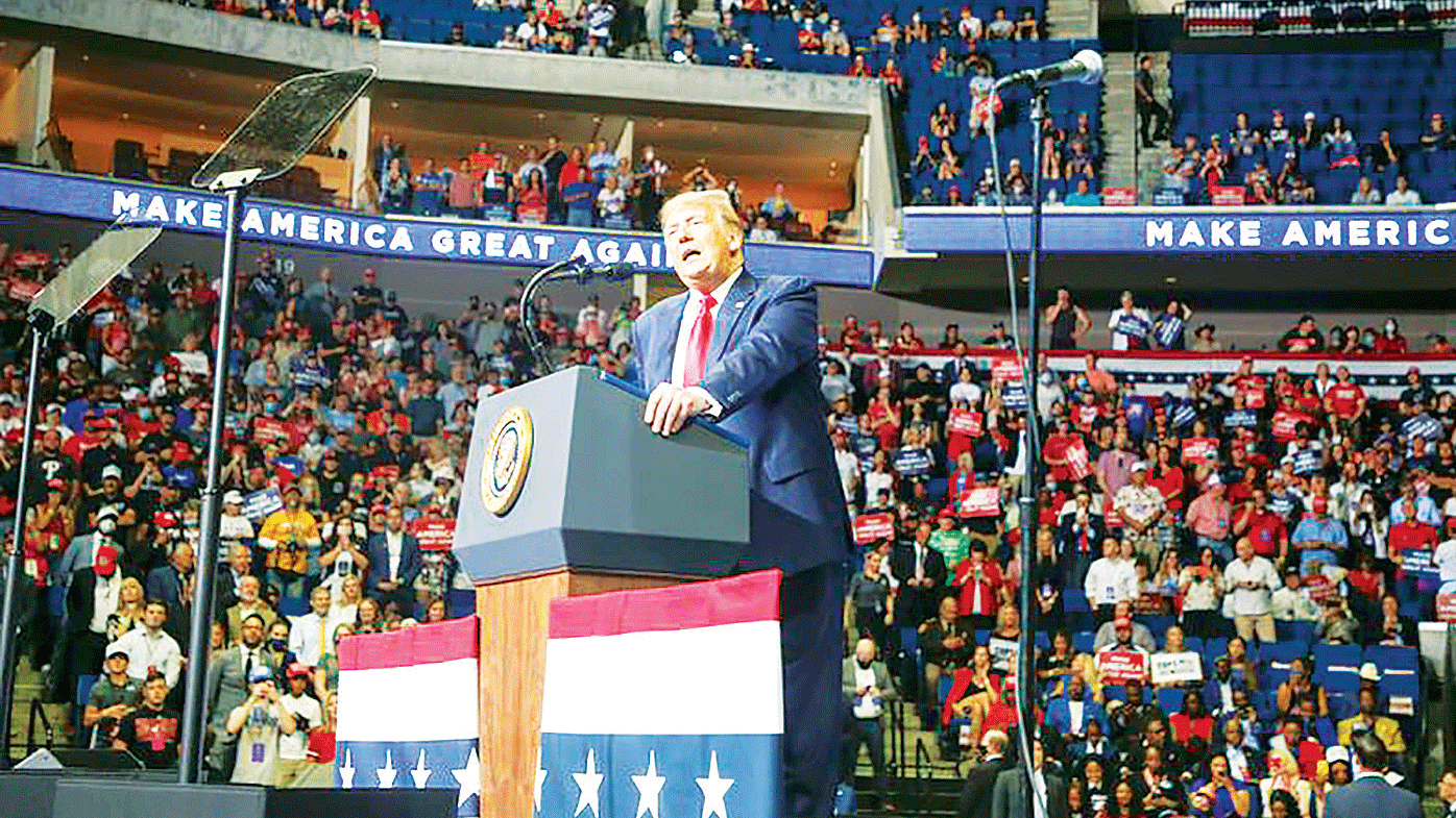 Tổng thống Donald Trump vận động tranh cử tại Tulsa, Oklahoma