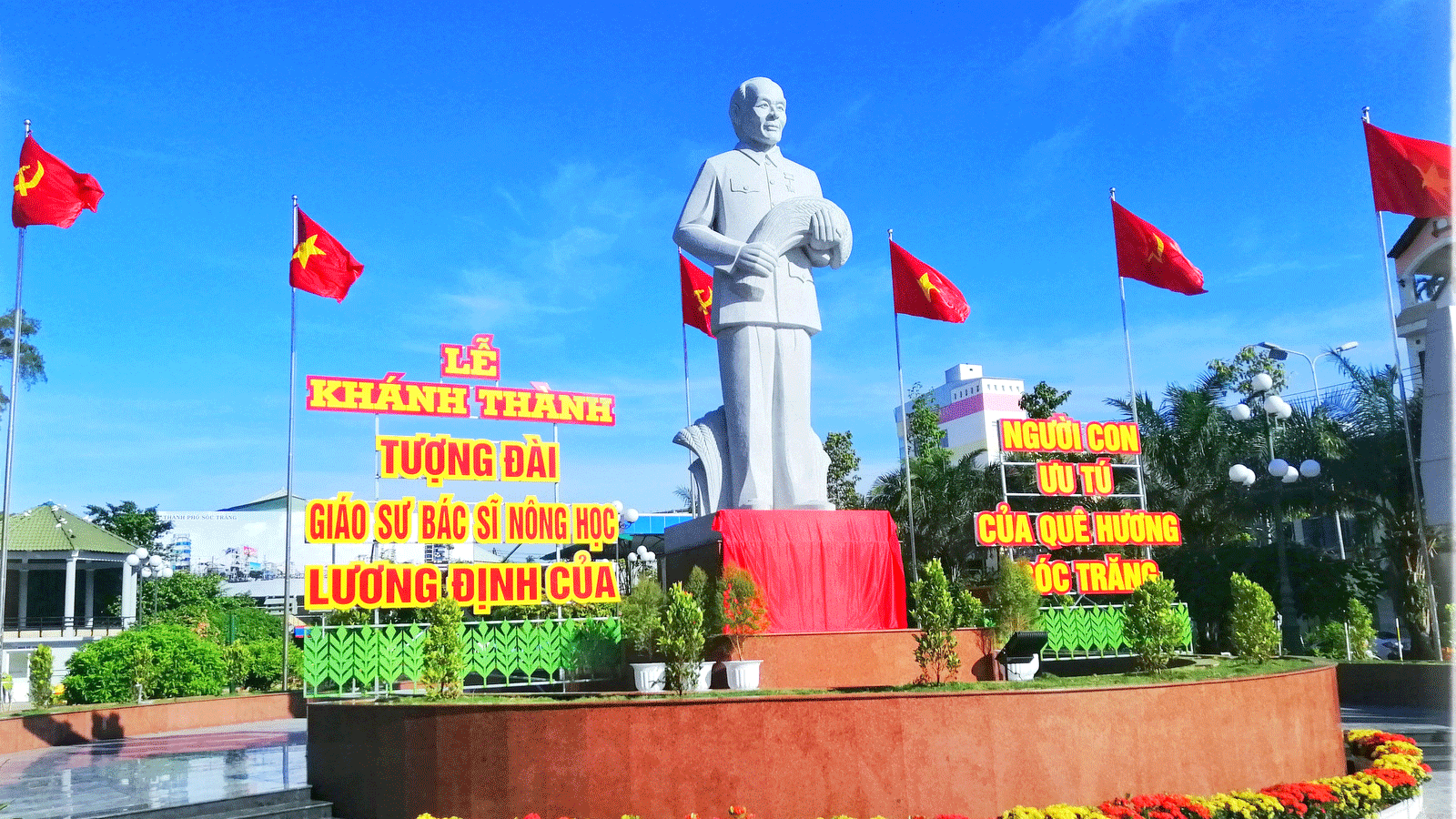 Khánh thành tượng đài Giáo sư - Bác sĩ nông học Lương Định Của