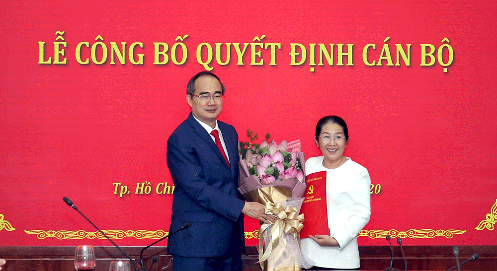 Đồng chí Võ Thị Dung, Phó Bí thư Thành ủy TPHCM nghỉ hưu