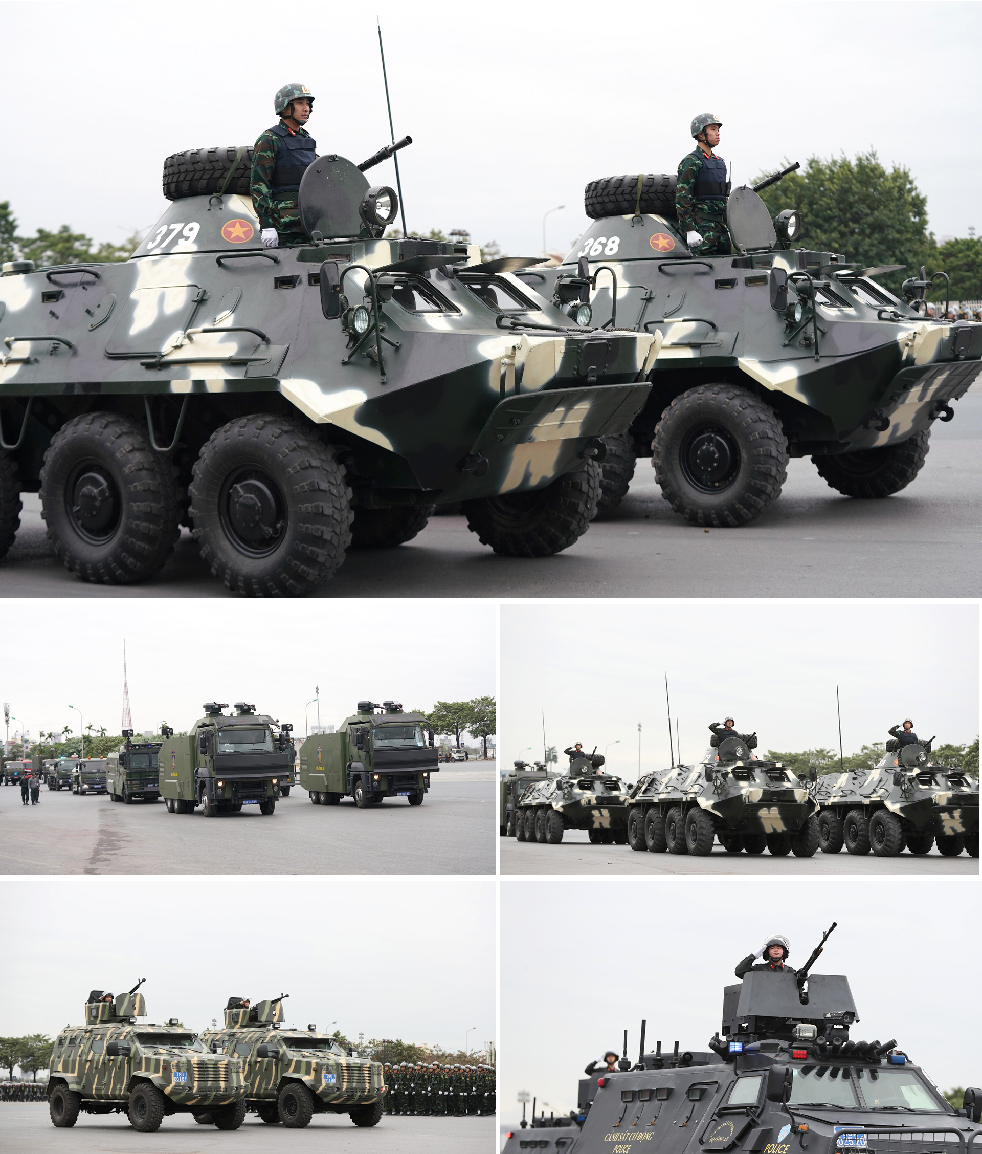 Các lực lượng tổng duyệt phương án bảo vệ Đại hội Đảng lần thứ XIII ảnh 9