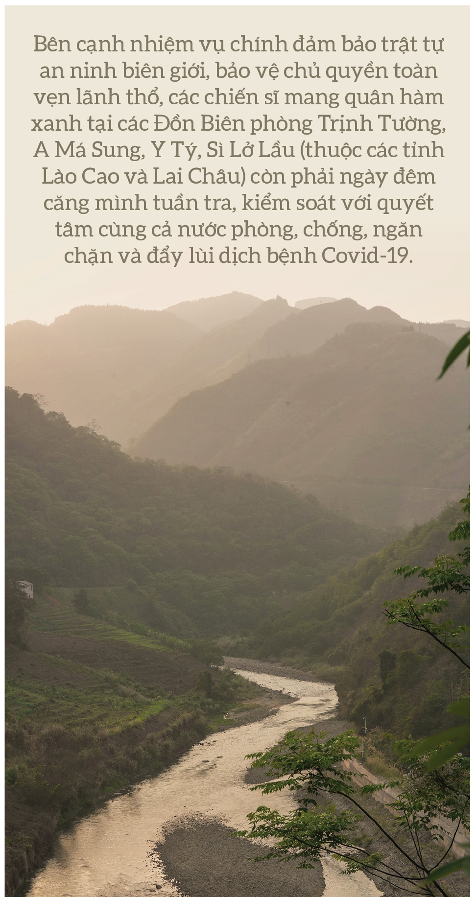 Tuần tra ngày đêm nơi biên ải, ngăn nguy cơ dịch bệnh Covid-19 xâm nhập ảnh 1