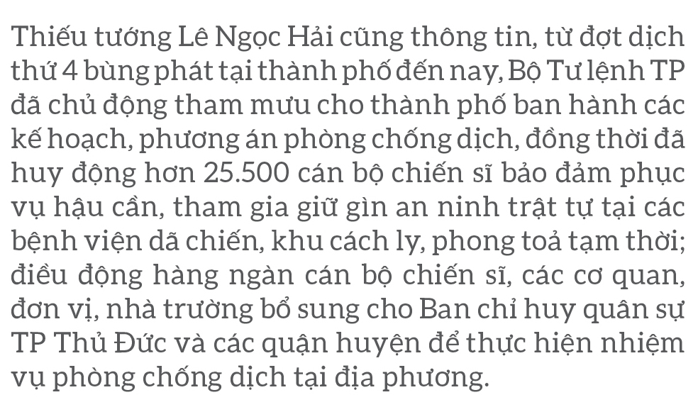 Lực lượng vũ trang ra quân phun khử khuẩn toàn thành phố ảnh 7