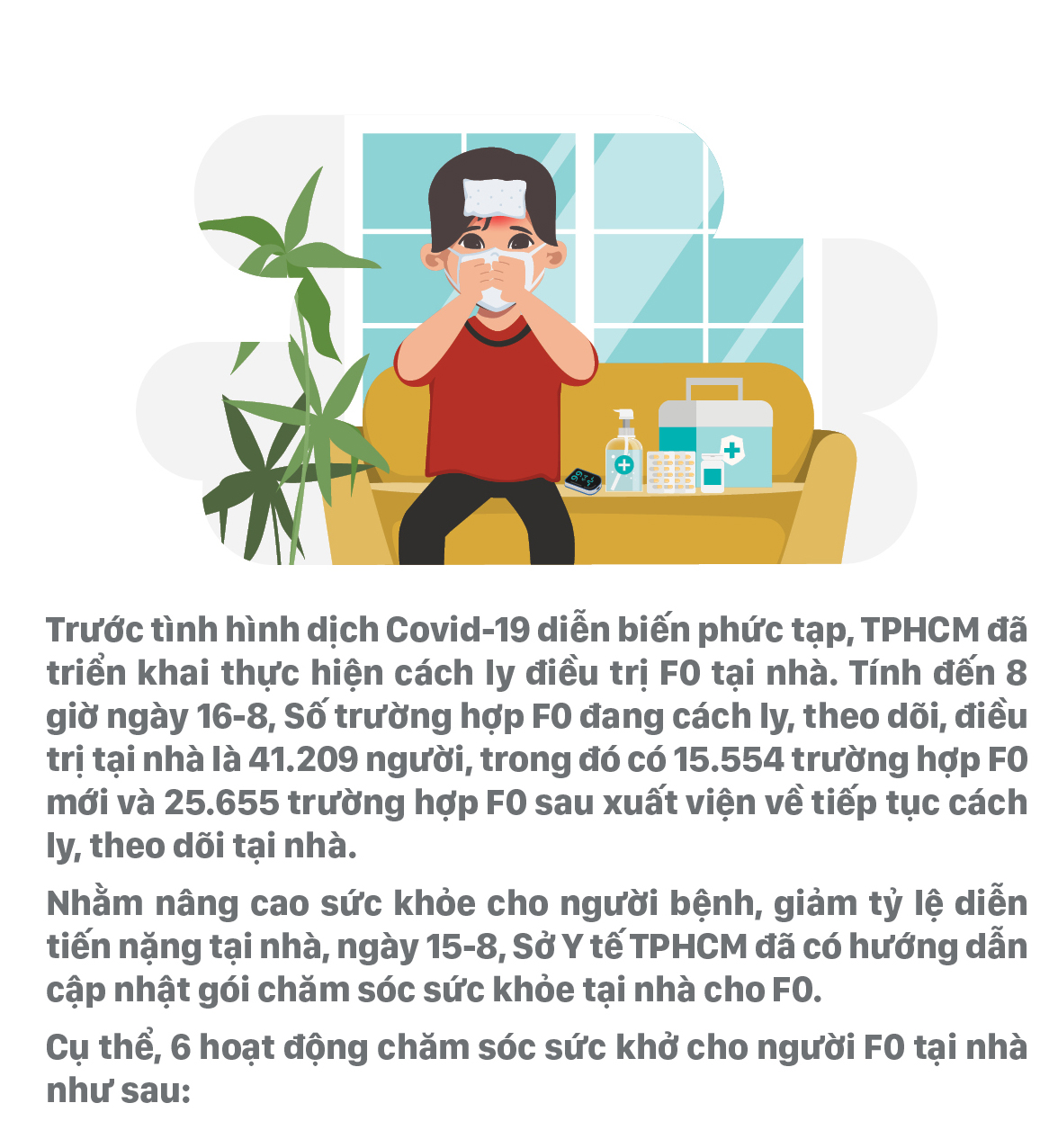 Hướng dẫn chăm sóc F0 tại nhà ảnh 1